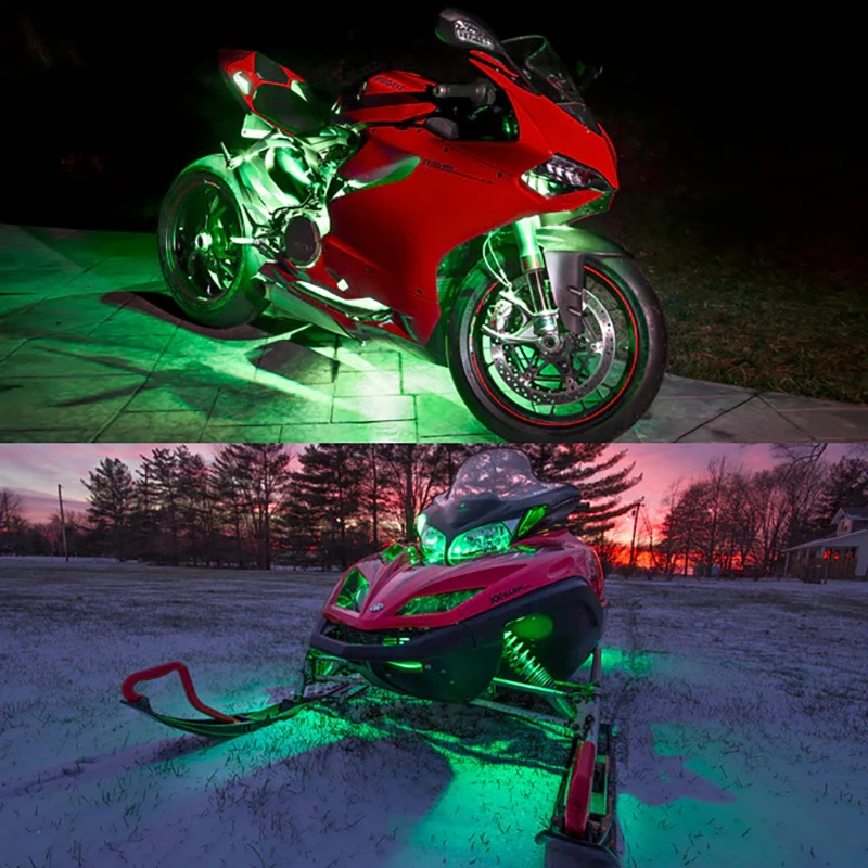 RGB Atmosphere Lamp Motorcycle LED Lights Wireless Remote Control Waterproof Accent Glow Multi-Color Accent Glow Neon Ground
RGB Atmosphere Lamp Motorcycle LED Lights Wireless Remote Control Waterproof Accent Glow Multi-Color Accent Glow Neon Ground