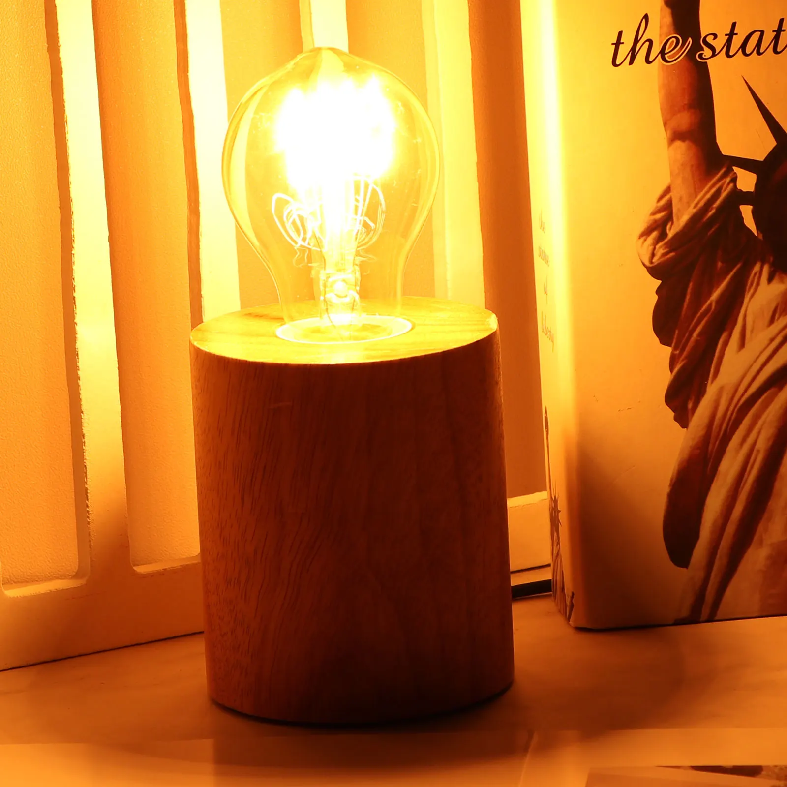 Column Solid Wood Table Base Desk Lamp Holder 220V EU Plug Wooden E27 Table Lamp Base with Wire Cable Bedroom Night Light Base
Column Solid Wood Table Base Desk Lamp Holder 220V EU Plug Wooden E27 Table Lamp Base with Wire Cable Bedroom Night Light Base