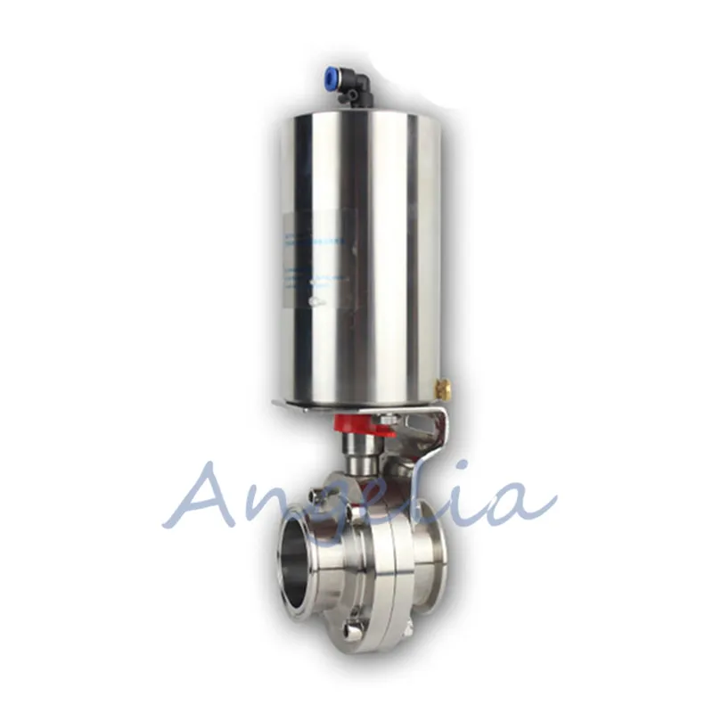 2" Pneumatic Sanitary Butterfly Valve Stainless Steel 316 Tri Clamp OD 64MM Actuator Single Acting
2" Pneumatic Sanitary Butterfly Valve Stainless Steel 316 Tri Clamp OD 64MM Actuator Single Acting