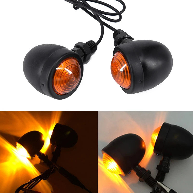 2pcs retro appearance Black 100% Brand New And High Quality Metal Motorcycle Cafe Racer Turn Signal Indicator Lights Lamp
2pcs retro appearance Black 100% Brand New And High Quality Metal Motorcycle Cafe Racer Turn Signal Indicator Lights Lamp