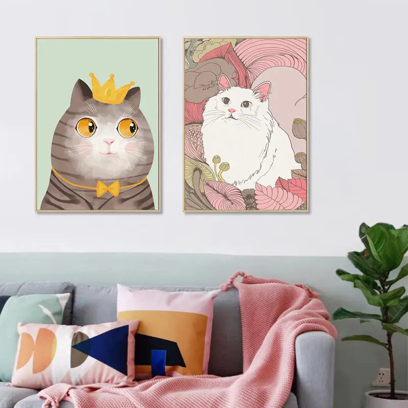 Wall Art Picture Cartoon Animal Canvas Painting Lovely Cat Fish Flower Poster and Prints Nursery Kids Baby Room Home Decoration
Wall Art Picture Cartoon Animal Canvas Painting Lovely Cat Fish Flower Poster and Prints Nursery Kids Baby Room Home Decoration