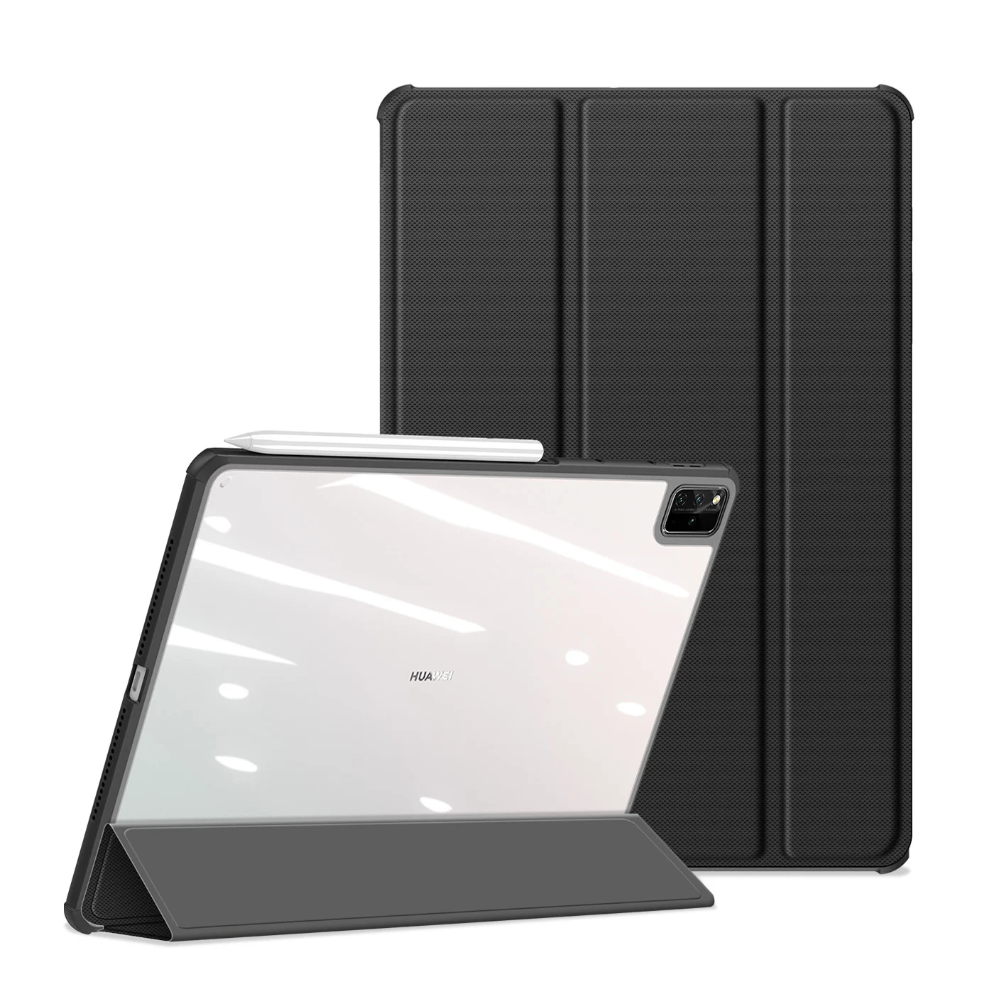 Stylish Tablet Cover For Huawei MatePad Pro 12.6(2021),Pure Color PU Leather Transparent Backplane With High Quality PC Material
Stylish Tablet Cover For Huawei MatePad Pro 12.6(2021),Pure Color PU Leather Transparent Backplane With High Quality PC Material