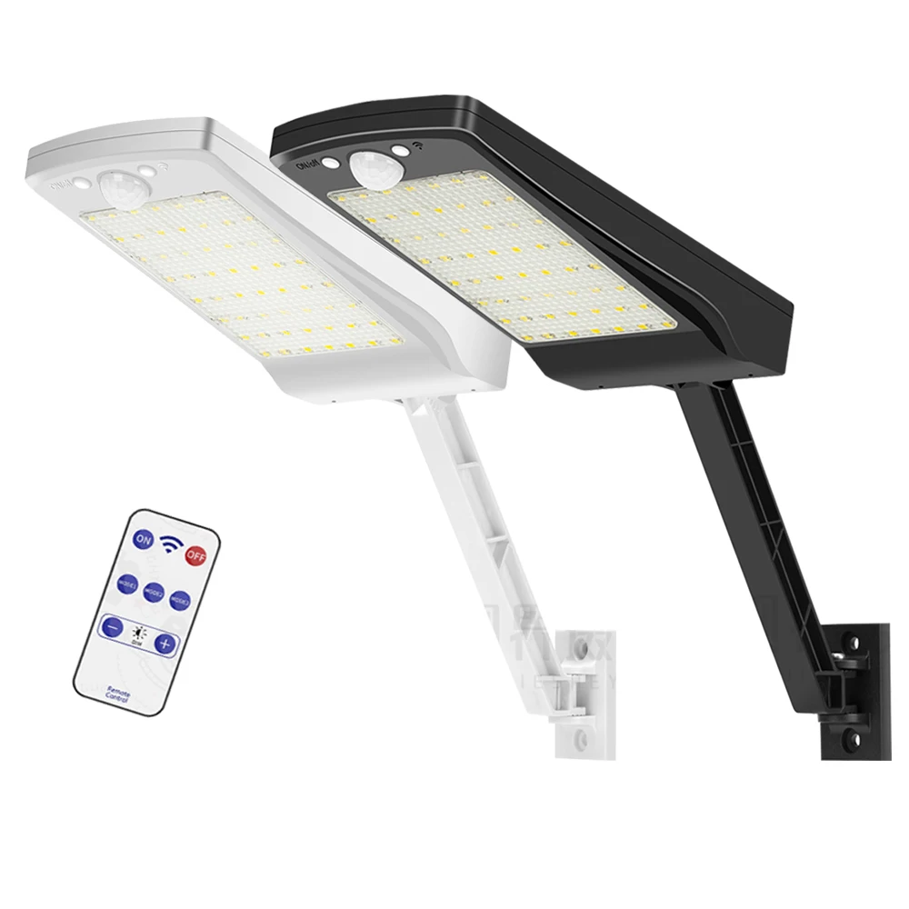 Светодиодный уличный фонарь на солнечной батарее с дистанционным управлением, поворотный кронштейн, 800 лм, лампа на солнечной энергии, лампочка с датчиком движения, настенная лампа, уличное снаряжение с замком %
Светодиодный уличный фонарь на солнечной батарее с дистанционным управлением, поворотный кронштейн, 800 лм, лампа на солнечной энергии, лампочка с датчиком движения, настенная лампа, уличное снаряжение с замком %