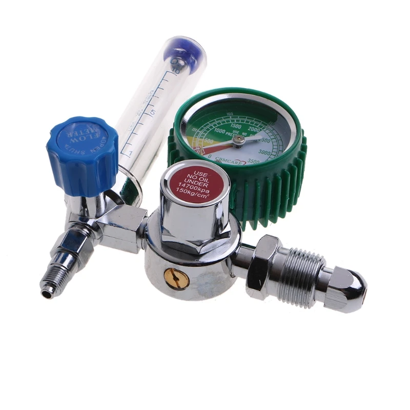 Oxygen Regulator O2 Pressure Reducer with G5/8 Male Thread Compatible with Inhalator Pressure Reducing Val ve Inhalator
Oxygen Regulator O2 Pressure Reducer with G5/8 Male Thread Compatible with Inhalator Pressure Reducing Val ve Inhalator