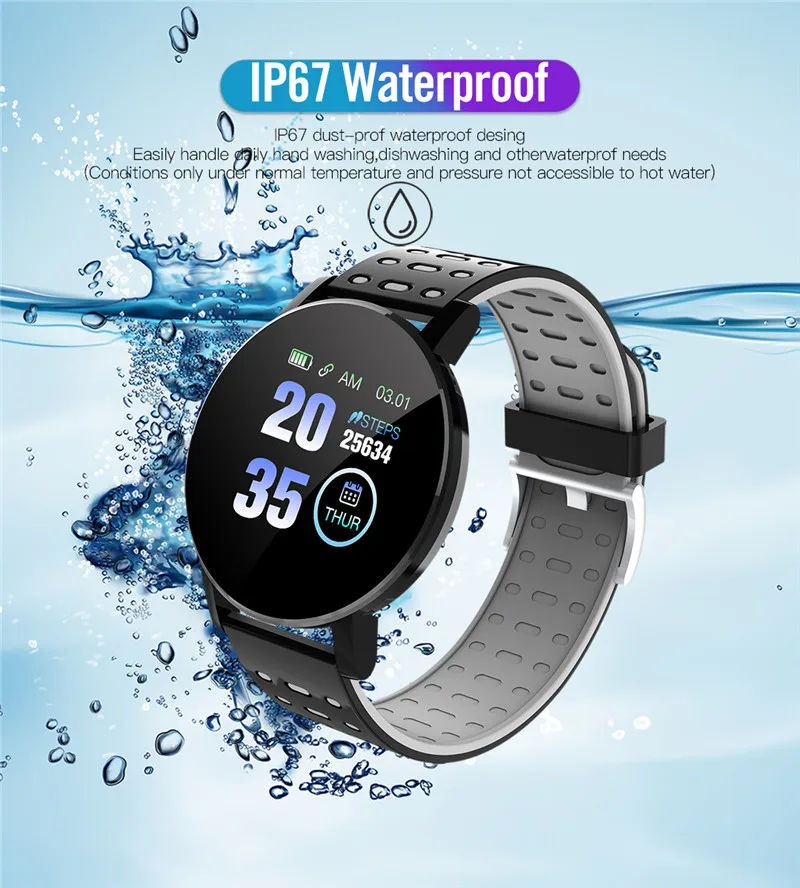119Plus Smart watches For Women Waterproof Sports Smartwatch Heart Rate Monitor Blood Pressure Functions Digital Watch Clock
119Plus Smart watches For Women Waterproof Sports Smartwatch Heart Rate Monitor Blood Pressure Functions Digital Watch Clock