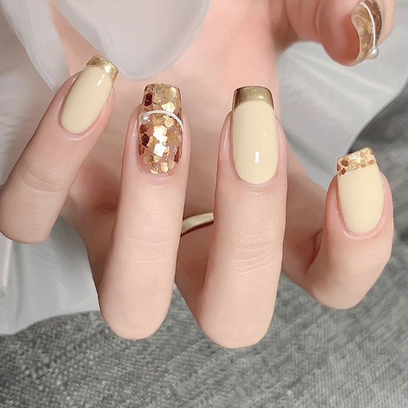 DIY Art 3D Nails Sticker Natural Mica Slices Ultrathin Irregular Fragment Gold Manicure Decoration Nail Flakes For Professional
DIY Art 3D Nails Sticker Natural Mica Slices Ultrathin Irregular Fragment Gold Manicure Decoration Nail Flakes For Professional