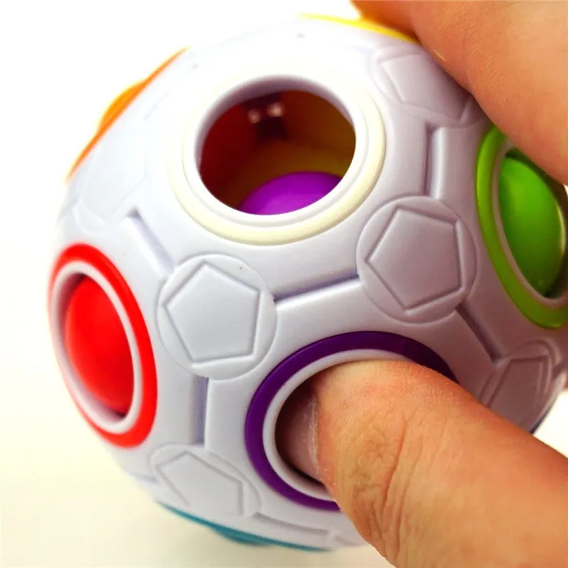 Antistress Cube Rainbow Ball Puzzles Football Magic Cube Educational Learning Toys for Adult Kids Stress Reliever FidgetToys
Antistress Cube Rainbow Ball Puzzles Football Magic Cube Educational Learning Toys for Adult Kids Stress Reliever FidgetToys