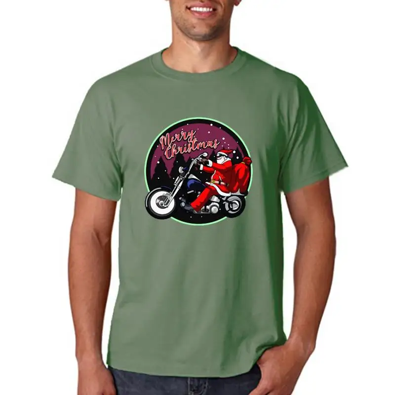 Santa Claus on Motorcycle Merry Christmas Xmas Birthday Top T-shirts Cotton Adult Tops Tees Camisas T-Shirt Thanksgiving Day
Santa Claus on Motorcycle Merry Christmas Xmas Birthday Top T-shirts Cotton Adult Tops Tees Camisas T-Shirt Thanksgiving Day
