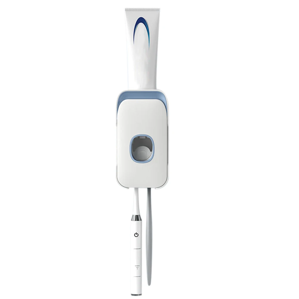 2-in-1 Automatic Toothpaste Dispenser Toothbrush Holder Suction Wall Mounted Hands Free Toothpaste Squeezer MH88 
2-in-1 Automatic Toothpaste Dispenser Toothbrush Holder Suction Wall Mounted Hands Free Toothpaste Squeezer MH88