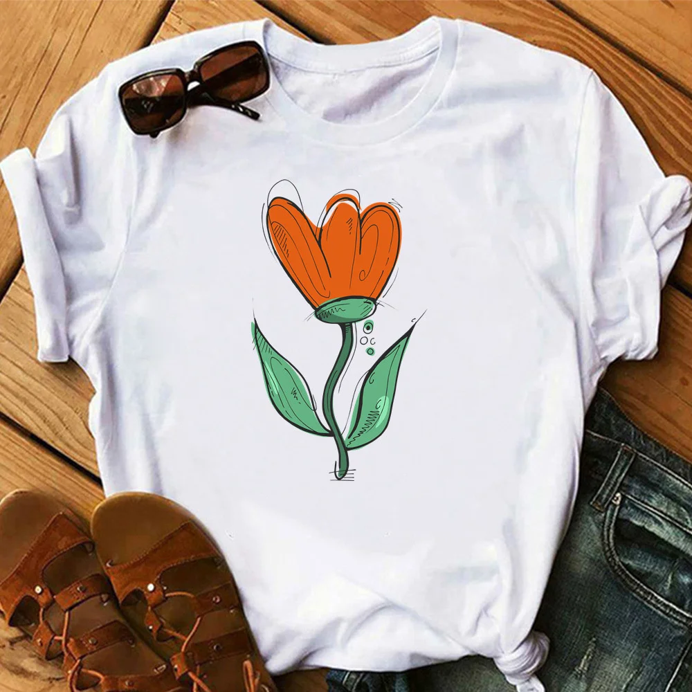 flower Print T Shirt Women Fashion T-shirt Graphic Cute Cartoon Tshirt Korean Style Top Tees Female TX9690
flower Print T Shirt Women Fashion T-shirt Graphic Cute Cartoon Tshirt Korean Style Top Tees Female TX9690