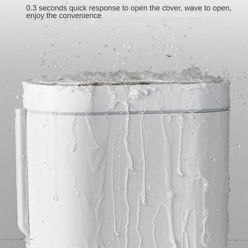 8L Smart Trash Can Household Induction Waterproof Toilet Electri with Cover Toilet Brush Integrated Narrow Paper Baske Trash Bin
8L Smart Trash Can Household Induction Waterproof Toilet Electri with Cover Toilet Brush Integrated Narrow Paper Baske Trash Bin