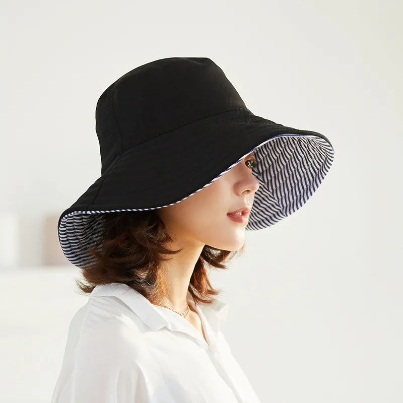 2021 Bucket Hat Double-Sided Panama Hats for Women 2021 Beach Summer Anti-UV Sun Visor Hat Riding Travel Sun Hat Chapeau Femme
2021 Bucket Hat Double-Sided Panama Hats for Women 2021 Beach Summer Anti-UV Sun Visor Hat Riding Travel Sun Hat Chapeau Femme