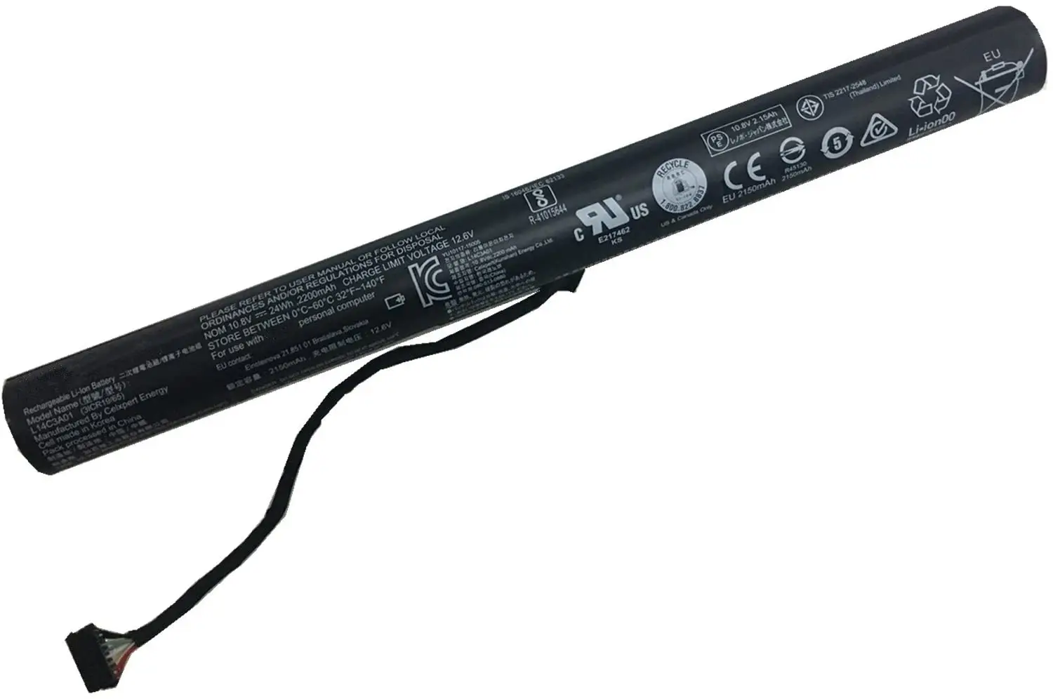 New Genuine Laptop Battery L14C3A01 L14S3A01 5B10H4276 5B10K10220 10.8V 24WH/2200mAh For B50-10 Ideapad 100-15iby 3ICR19/65
New Genuine Laptop Battery L14C3A01 L14S3A01 5B10H4276 5B10K10220 10.8V 24WH/2200mAh For B50-10 Ideapad 100-15iby 3ICR19/65