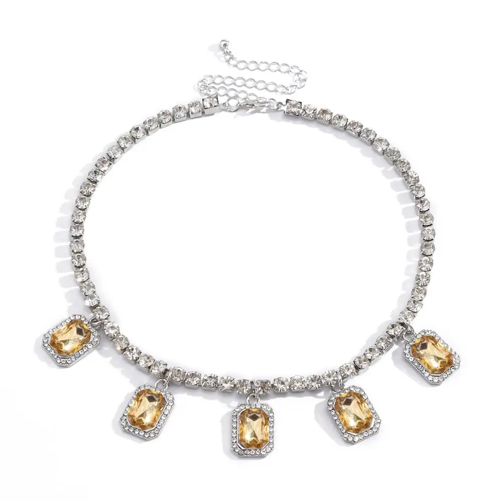 IngeSight.Z Luxury Shiny Iced Out Rhinestone Choker Necklace Collar Gothic Crystal Multiple Pendant Necklaces for Women Jewelry
IngeSight.Z Luxury Shiny Iced Out Rhinestone Choker Necklace Collar Gothic Crystal Multiple Pendant Necklaces for Women Jewelry