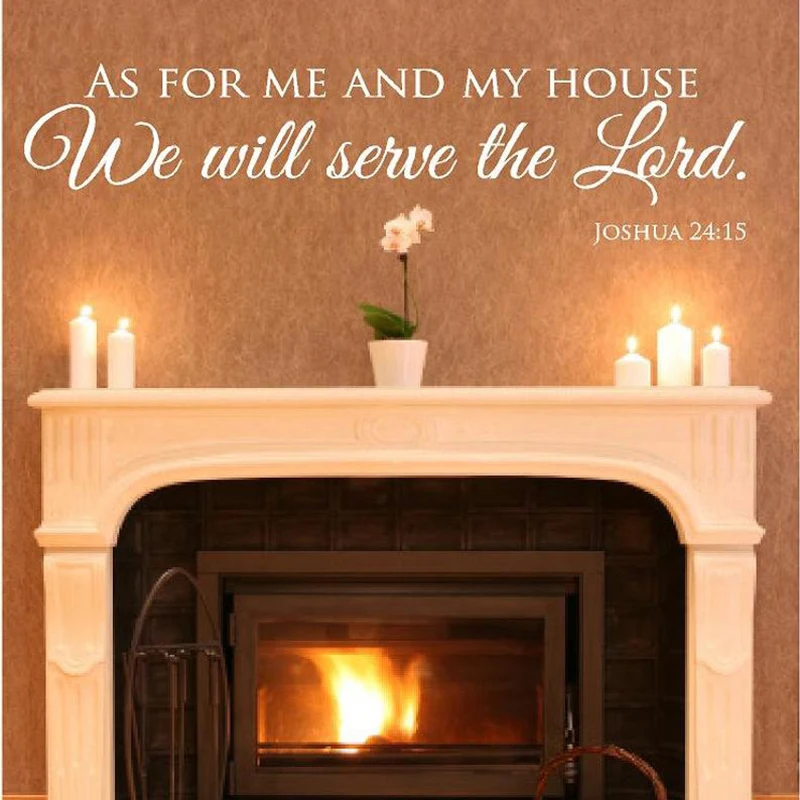 Christian Scripture Wall Decals Joshua 24: 15 Christian Quotes Wall Decals for Wall Vinyl Home Living Room Decoration Mural X010
Christian Scripture Wall Decals Joshua 24: 15 Christian Quotes Wall Decals for Wall Vinyl Home Living Room Decoration Mural X010