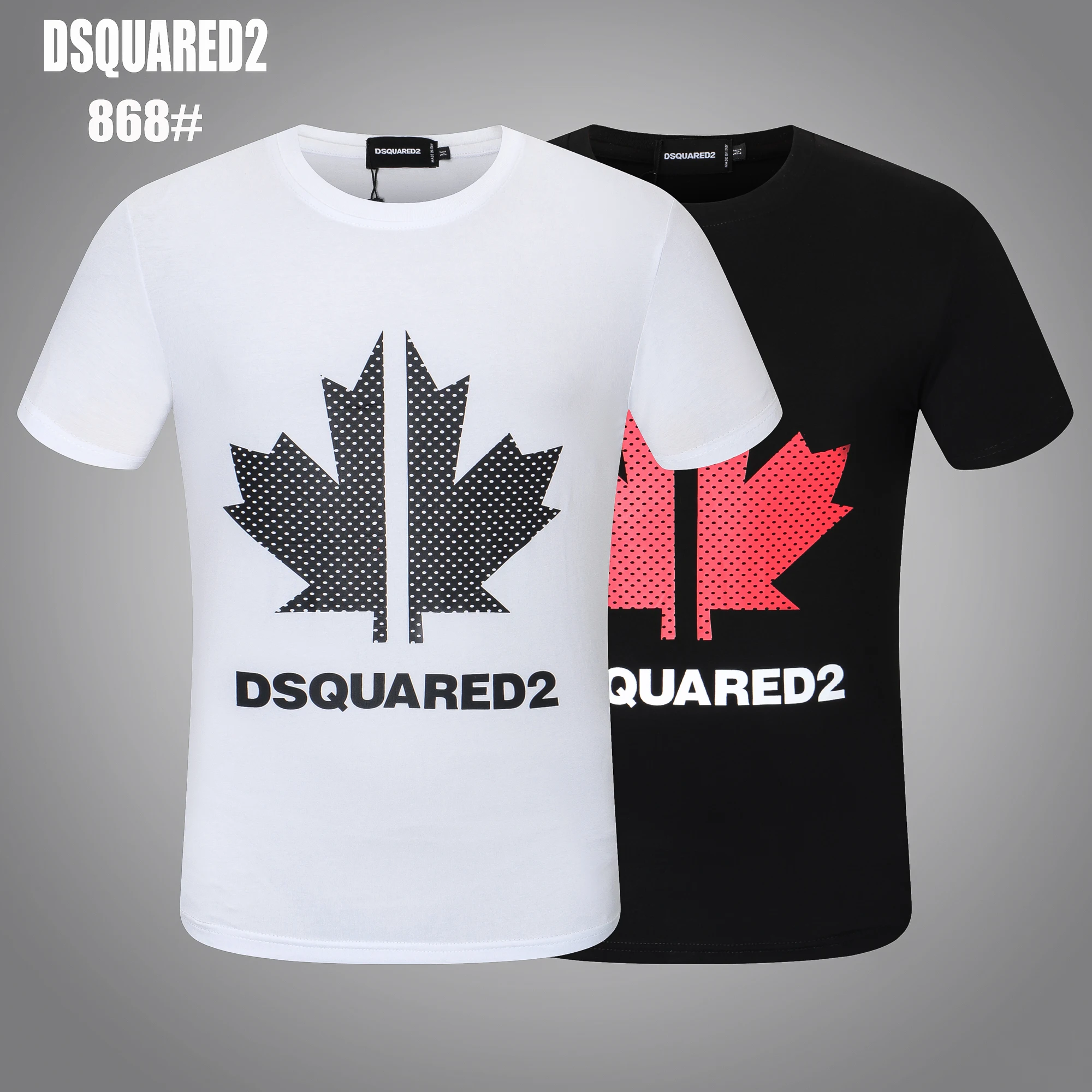 DSQUARED2 Men's Women's Printed LettersRound Neck Short Sleeve Street Hip Hop Pure CottonD2 Authentic Tee DSQ2 T-shirt 868
DSQUARED2 Men's Women's Printed LettersRound Neck Short Sleeve Street Hip Hop Pure CottonD2 Authentic Tee DSQ2 T-shirt 868