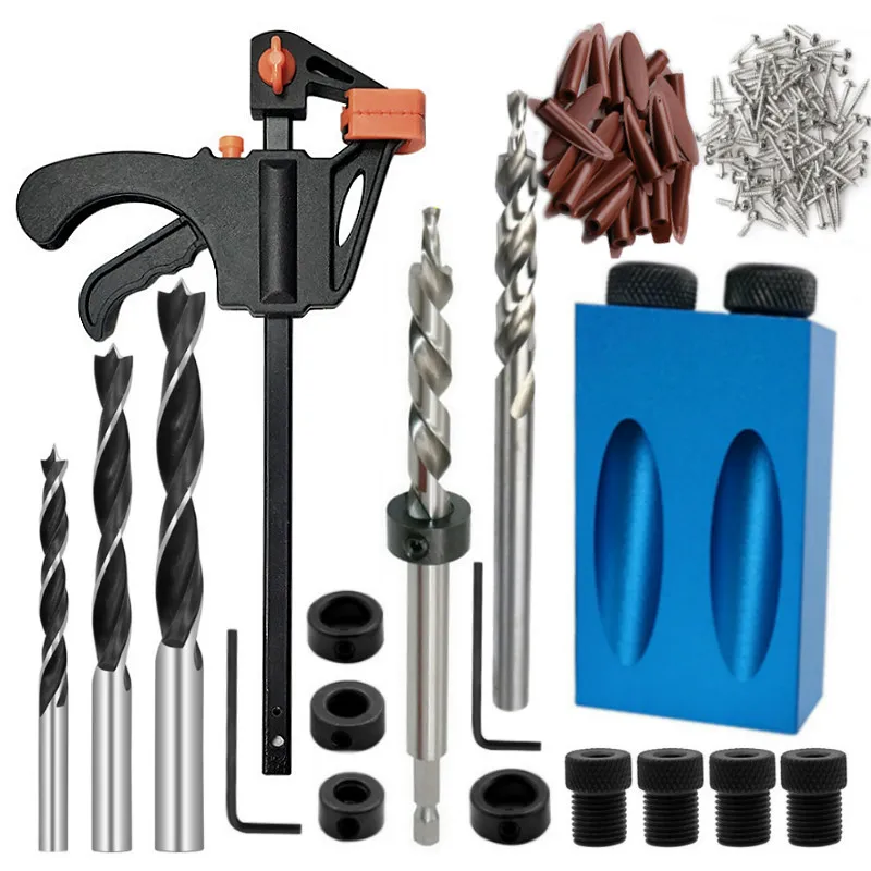 15 Degree Oblique Hole Locator Angle Drilling Locator Aluminium Woodworking Drill Bits Jig Clamp Kit Guide Wood Hand Tools
15 Degree Oblique Hole Locator Angle Drilling Locator Aluminium Woodworking Drill Bits Jig Clamp Kit Guide Wood Hand Tools