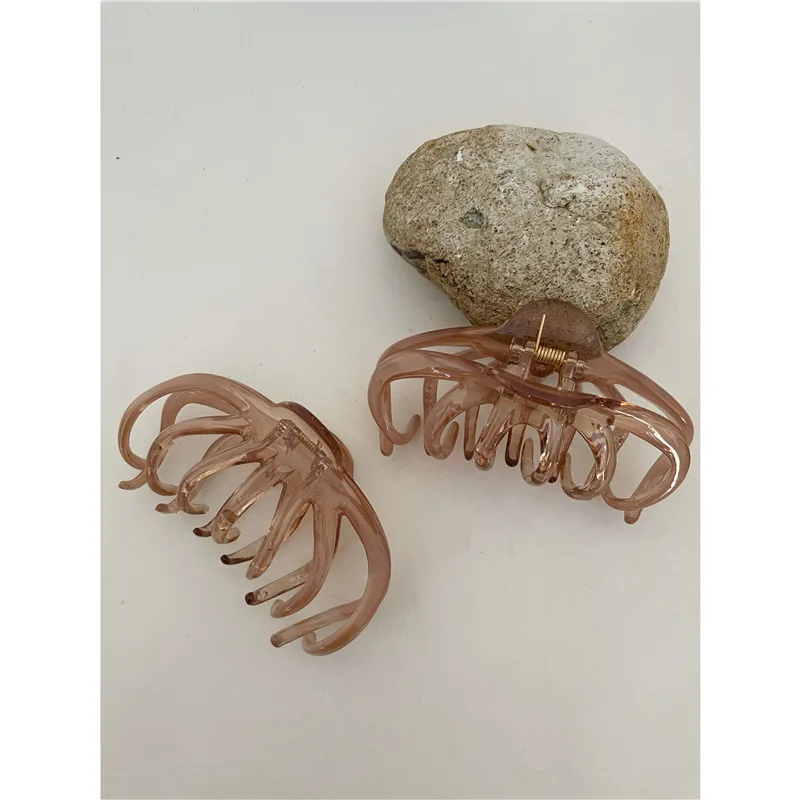 Прозрачная Заколка-краб для волос из ацетата, новинка, большие размеры, простой стиль, однотонные акриловые заколки для макияжа из ацетата, ... 
Прозрачная Заколка-краб для волос из ацетата, новинка, большие размеры, простой стиль, однотонные акриловые заколки для макияжа из ацетата, ...