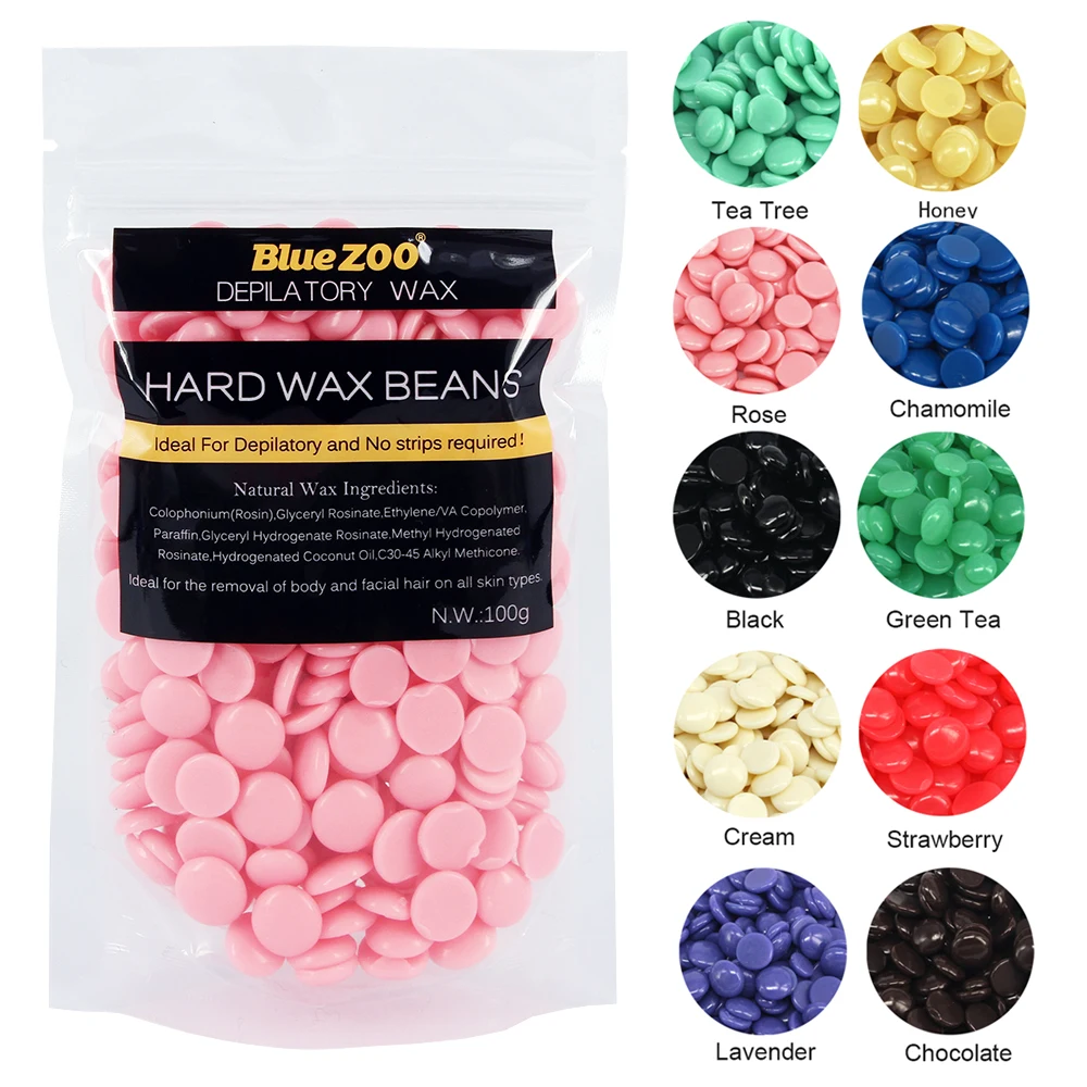 bluezoo high-quality big 100g Wax beans Depilatory Hot Film Hard Wax Pellet Waxing Bikini Face Hair Removal Bean For Woman Man
bluezoo high-quality big 100g Wax beans Depilatory Hot Film Hard Wax Pellet Waxing Bikini Face Hair Removal Bean For Woman Man
