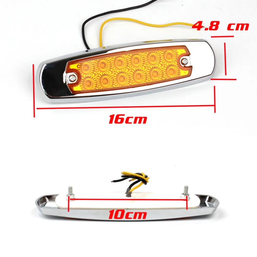 High Quality 12LED Windshield Truck Trailer Side Marker Indicators Lights DC12V Car Truck Trailer Clearance Lights Signal lamp
High Quality 12LED Windshield Truck Trailer Side Marker Indicators Lights DC12V Car Truck Trailer Clearance Lights Signal lamp
