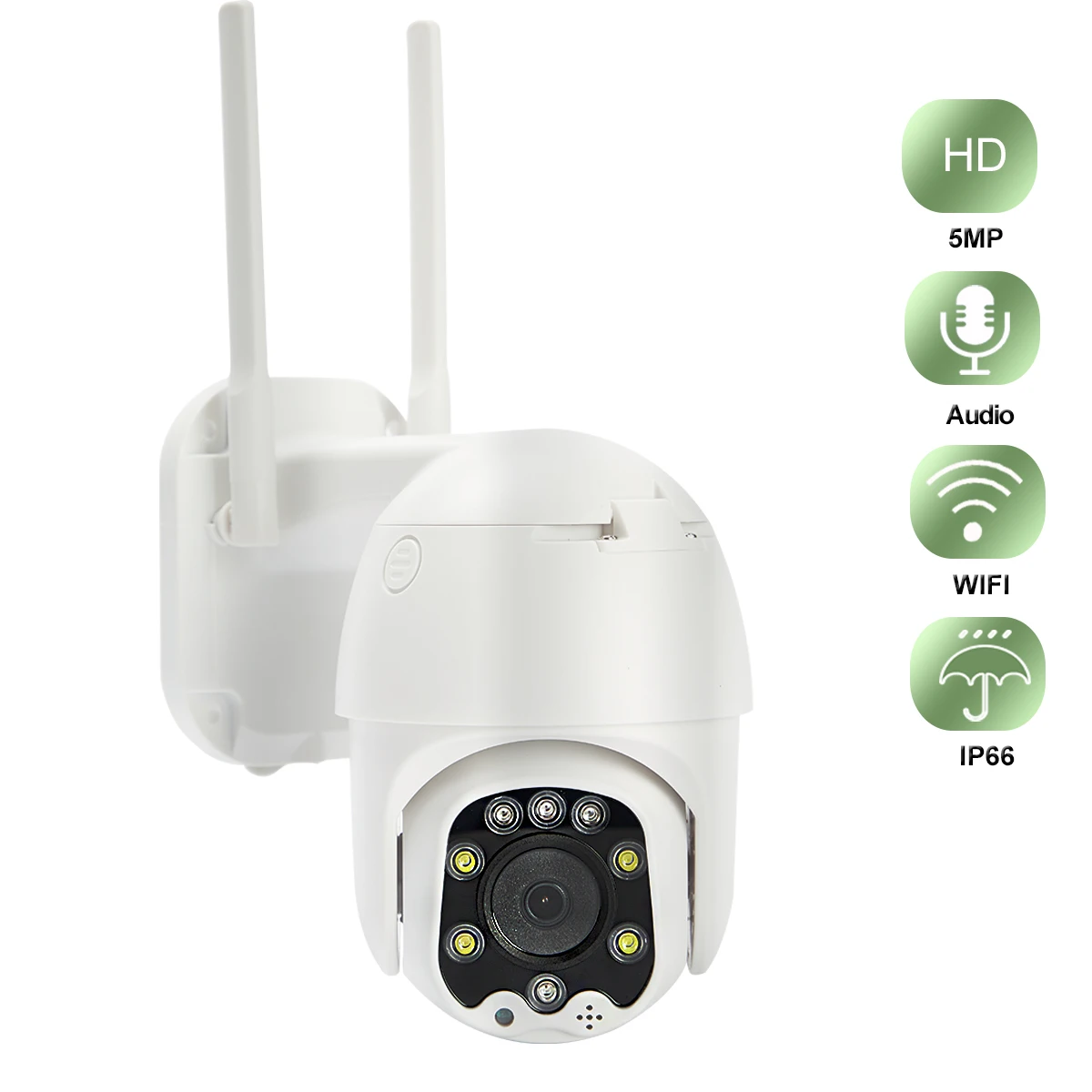 2MP/5MP PTZ Wifi IP Camera AI Security Camera Wireless Audio Outdoor Waterproof IR Night Vision Video CCTV Surveillance
2MP/5MP PTZ Wifi IP Camera AI Security Camera Wireless Audio Outdoor Waterproof IR Night Vision Video CCTV Surveillance
