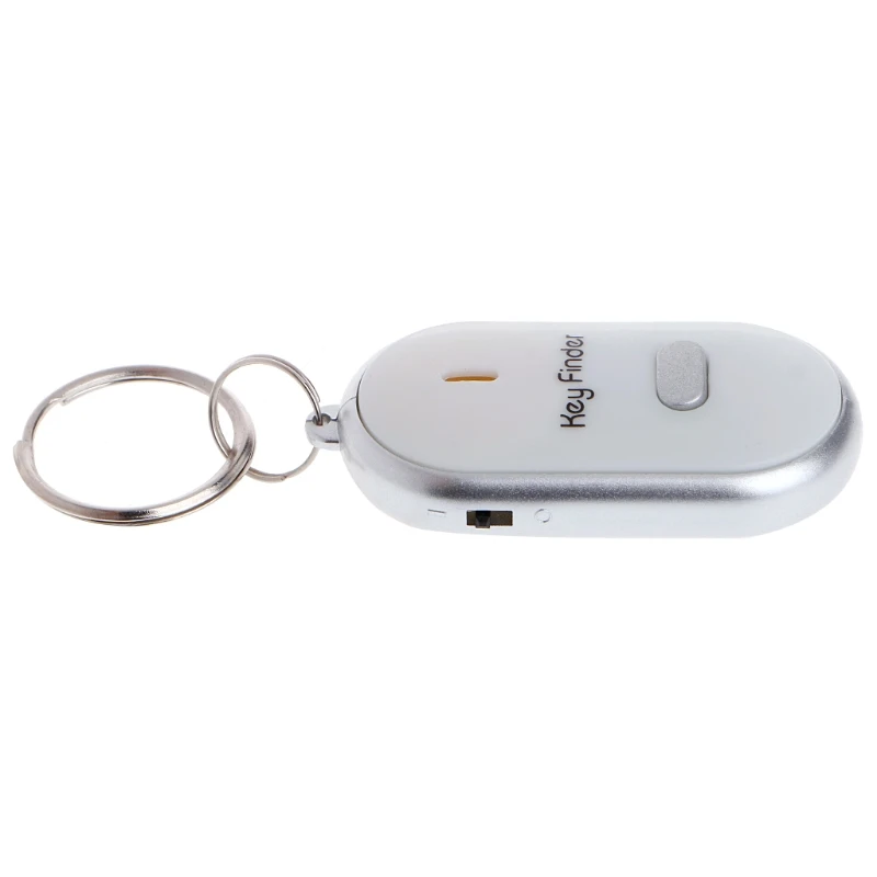 New Key chain Sound Whistle Control White LED Key Finder Locator Find Lost Unisex Keychain Plasic Keys Chain
New Key chain Sound Whistle Control White LED Key Finder Locator Find Lost Unisex Keychain Plasic Keys Chain
