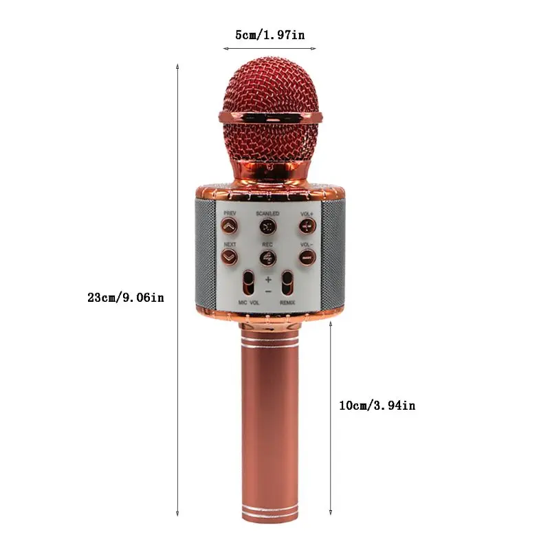 P15C Wireless Bluetooth Karaoke Condenser Microphone Speaker Player Mini KTV Music Playing Singing
P15C Wireless Bluetooth Karaoke Condenser Microphone Speaker Player Mini KTV Music Playing Singing
