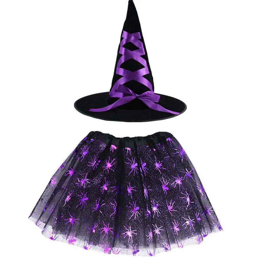 2020 New Witch Hat Spider Web Cobweb Skirt Halloween Costume for Kids Girls Wizard Cosplay Props Party Fancy Decor
2020 New Witch Hat Spider Web Cobweb Skirt Halloween Costume for Kids Girls Wizard Cosplay Props Party Fancy Decor