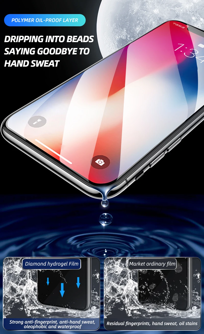 900D Hydrogel Film For iPhone 11 7 8 6 6s Plus 5 5S SE Screen Protector iPhone X XS XR 11 Pro Max Soft Protective Film Not Glass
900D Hydrogel Film For iPhone 11 7 8 6 6s Plus 5 5S SE Screen Protector iPhone X XS XR 11 Pro Max Soft Protective Film Not Glass