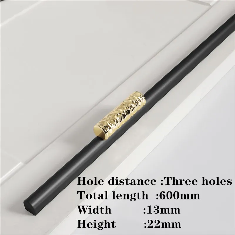 Ручки для шкафов KK & FING черные золотые алюминиевые 
Ручки для шкафов KK & FING черные золотые алюминиевые