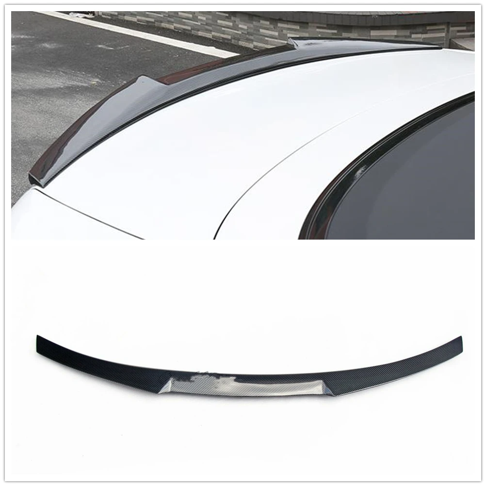 

M4 Style Rear Spoiler Wing For BMW E46 3 Series 325i 328i 330i 1999-2006 Coupe 2 Door Real Carbon Fiber Car Trunk Splitter Lip