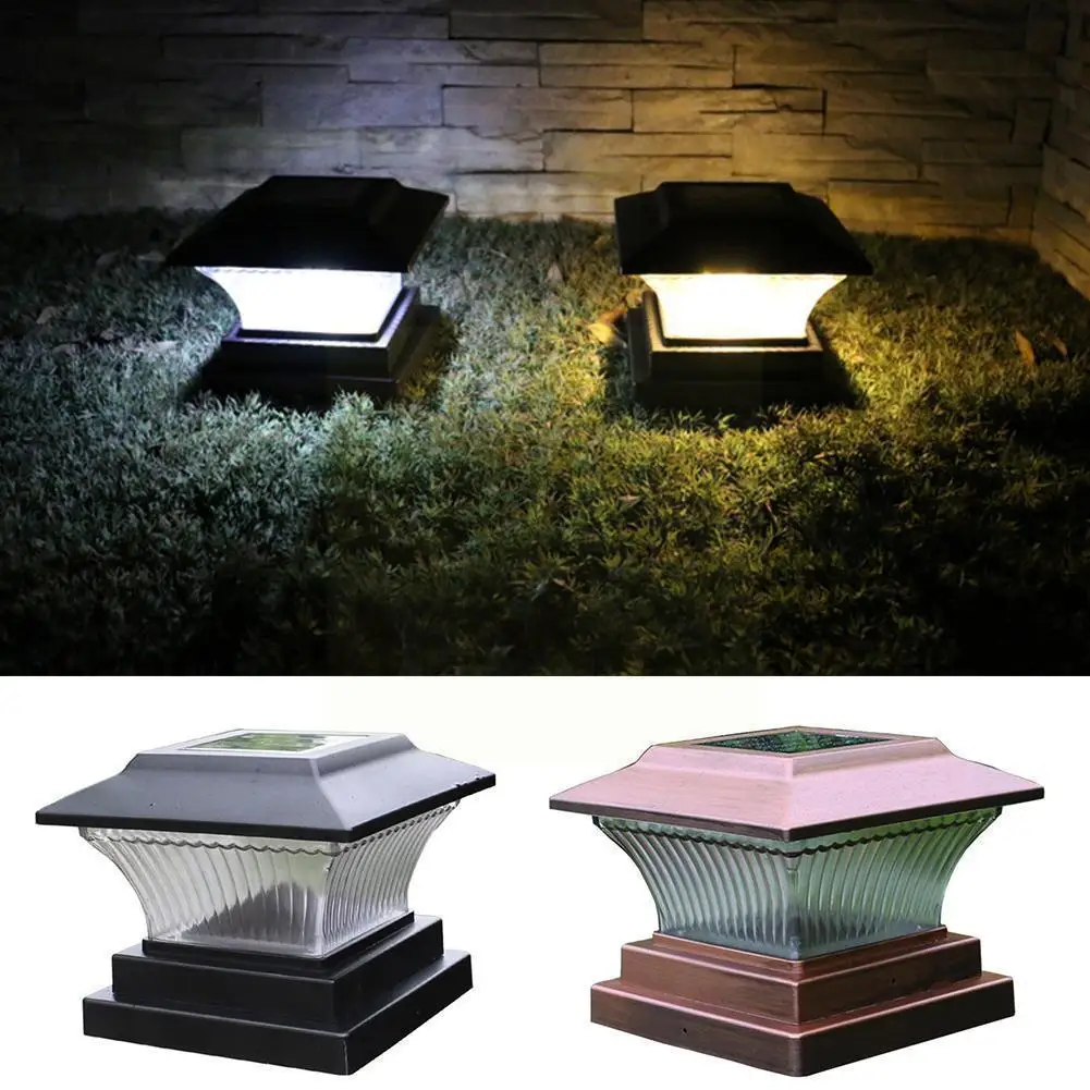 Outdoor Solar LED Column Headlights Fence Gate Pillar Lamp Decor Waterproof Garden Wall Light Style Chinese Courtyard O5C9
Outdoor Solar LED Column Headlights Fence Gate Pillar Lamp Decor Waterproof Garden Wall Light Style Chinese Courtyard O5C9