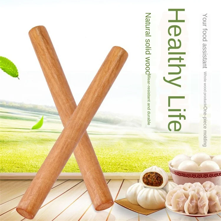 Rolling pin solid wood Rolling dough baking tools Wooden rolling pin Kitchen tools
Rolling pin solid wood Rolling dough baking tools Wooden rolling pin Kitchen tools