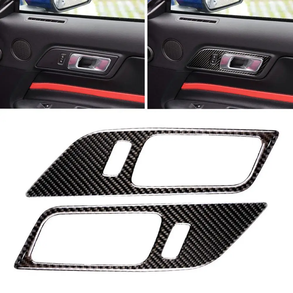 80% HOT SALES!!!2Pcs Carbon Fiber Car Interior Door Handle Frame Sticker Fit for Ford Mustang
80% HOT SALES!!!2Pcs Carbon Fiber Car Interior Door Handle Frame Sticker Fit for Ford Mustang