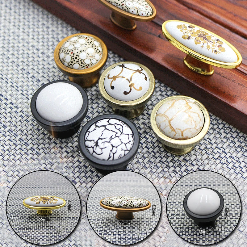 Furniture Handles 1PC Retro Ceramic Door Handle Furniture Drawer Cabinet Handle Single Hole Cabinet Handle with Screw Hardware 
Furniture Handles 1PC Retro Ceramic Door Handle Furniture Drawer Cabinet Handle Single Hole Cabinet Handle with Screw Hardware