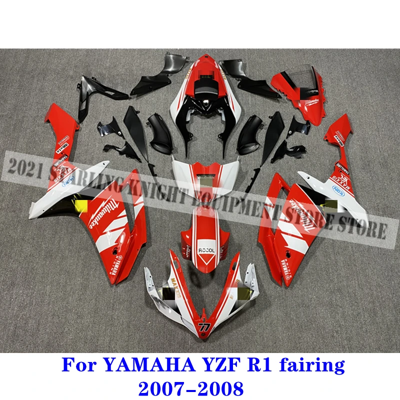 Новый комплект обтекателей для мотоциклов ABS подходит для YAMAHA YZF1000 YZF R1 2007 2008 07 08 красно-белый обтекатель с литьем под давлением
Новый комплект обтекателей для мотоциклов ABS подходит для YAMAHA YZF1000 YZF R1 2007 2008 07 08 красно-белый обтекатель с литьем под давлением