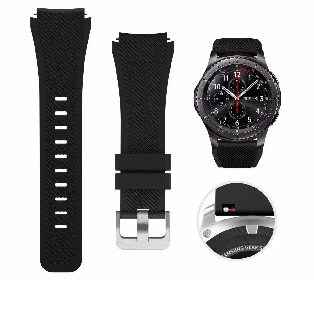 Silicone Wrist Strap for Samsung Galaxy Watch3 45mm Smart Watch Bands For Galaxy Watch 3 41mm Replacement Bracelet Accessories
Silicone Wrist Strap for Samsung Galaxy Watch3 45mm Smart Watch Bands For Galaxy Watch 3 41mm Replacement Bracelet Accessories