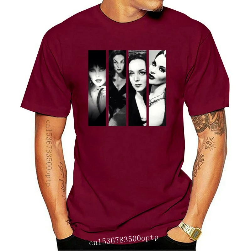 Новая футболка Elvira, футболка готических маток, Мужская футболка с коротким рукавом, Потрясающая Летняя 100 хлопковая Футболка большого разме... 
Новая футболка Elvira, футболка готических маток, Мужская футболка с коротким рукавом, Потрясающая Летняя 100 хлопковая Футболка большого разме...