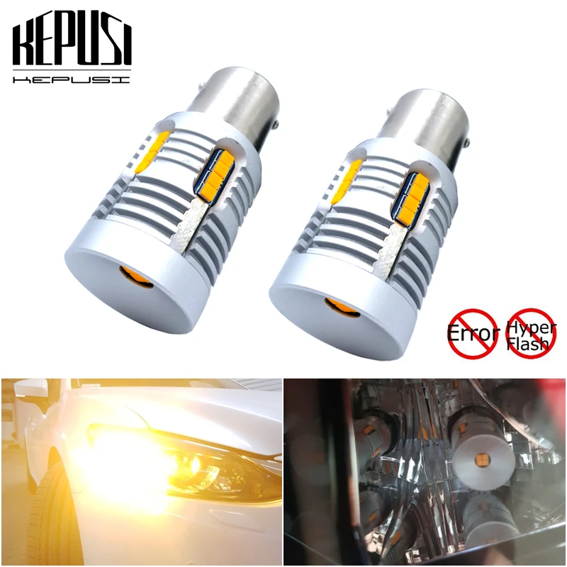 2x 2000Lm 24SMD 2020 BA15S P21W 7506 BA15S 1156 LED Bulbs Turn Signal Lights Lamps Extremely Bright Amber Yellow Canbus 12V 24V 
2x 2000Lm 24SMD 2020 BA15S P21W 7506 BA15S 1156 LED Bulbs Turn Signal Lights Lamps Extremely Bright Amber Yellow Canbus 12V 24V