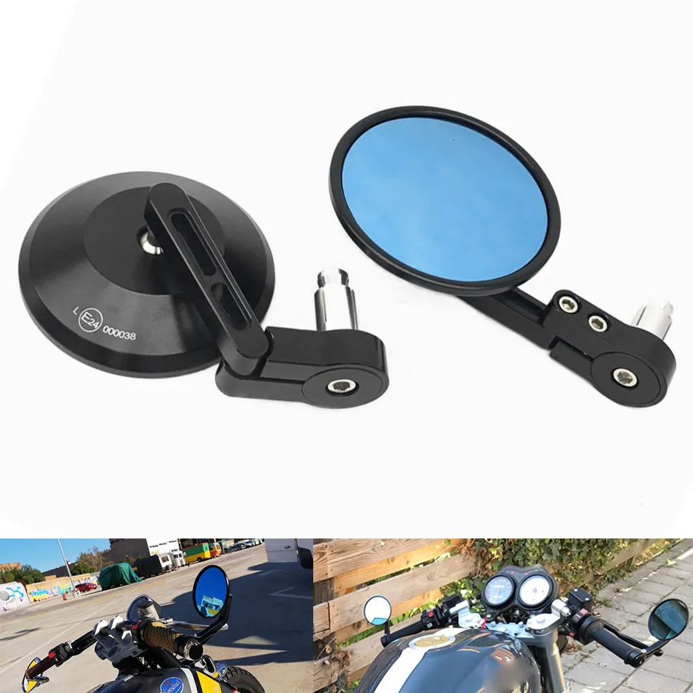 

Universal 7/8" 22mm motorcycle handlebar side mirror CNC aluminum alloy For Ducati 749 999 1098 1198 S R 749/S/R 999/S/R 1198S/R