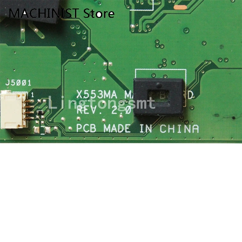 NEW X553MA Motherboard REV2.0 N3530/3540cpu For Asus A553M X503M F553M laptop Motherboard X553MA Mainboard X553MA Motherboard
NEW X553MA Motherboard REV2.0 N3530/3540cpu For Asus A553M X503M F553M laptop Motherboard X553MA Mainboard X553MA Motherboard