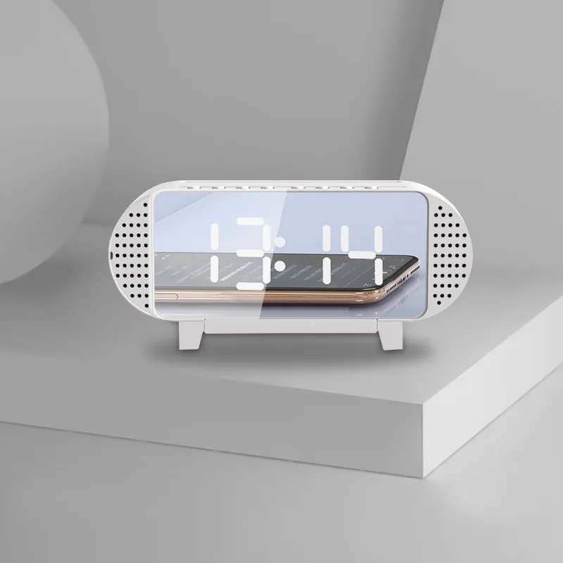 LED Alarm Clock With FM Radio Wireless Bluetooth Speaker Mirror Display Support TF AUX Music Player Wireless For Office Home
LED Alarm Clock With FM Radio Wireless Bluetooth Speaker Mirror Display Support TF AUX Music Player Wireless For Office Home