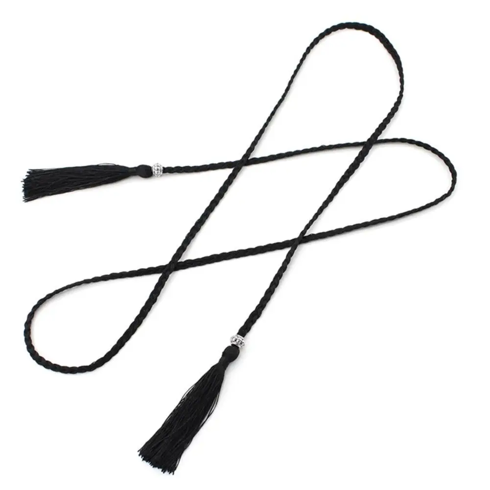 Women Bohemia Braided Tassel Belt Fashion Ladies Woven Knot Decorated Cummerbund Waistband Waist Chain Waist Rope Accessories
Women Bohemia Braided Tassel Belt Fashion Ladies Woven Knot Decorated Cummerbund Waistband Waist Chain Waist Rope Accessories
