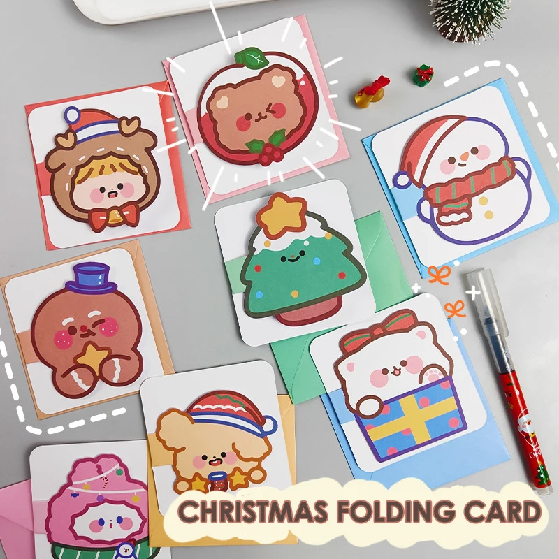 1 Piece Of Christmas Folded Envelope Greeting Card Student Holiday Greeting Postcard Holiday Greeting Card Diy Note Card
1 Piece Of Christmas Folded Envelope Greeting Card Student Holiday Greeting Postcard Holiday Greeting Card Diy Note Card