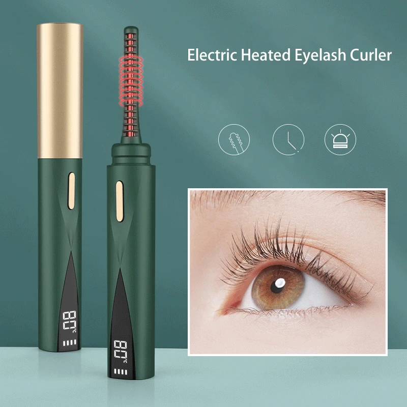 Electric Eyelash Heated Curler Pen Makeup Quick Curling Kit Long Lasting Natural Eye Lash Curler Beauty Tools USB Charge
Electric Eyelash Heated Curler Pen Makeup Quick Curling Kit Long Lasting Natural Eye Lash Curler Beauty Tools USB Charge