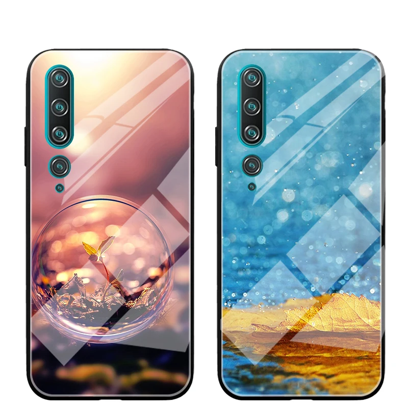 Чехол для телефона из закаленного стекла XiaoMi Mi 8 SE 9 Lite чехол-накладка с рисунком