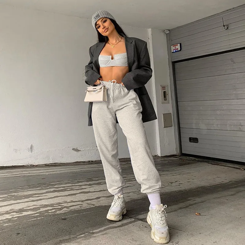 Mandylandy Women Sweatpants Loose Long Pants Jogger Trousers Casual Sports Fitness Solid Jogging Pants Women Sweat pants
Mandylandy Women Sweatpants Loose Long Pants Jogger Trousers Casual Sports Fitness Solid Jogging Pants Women Sweat pants