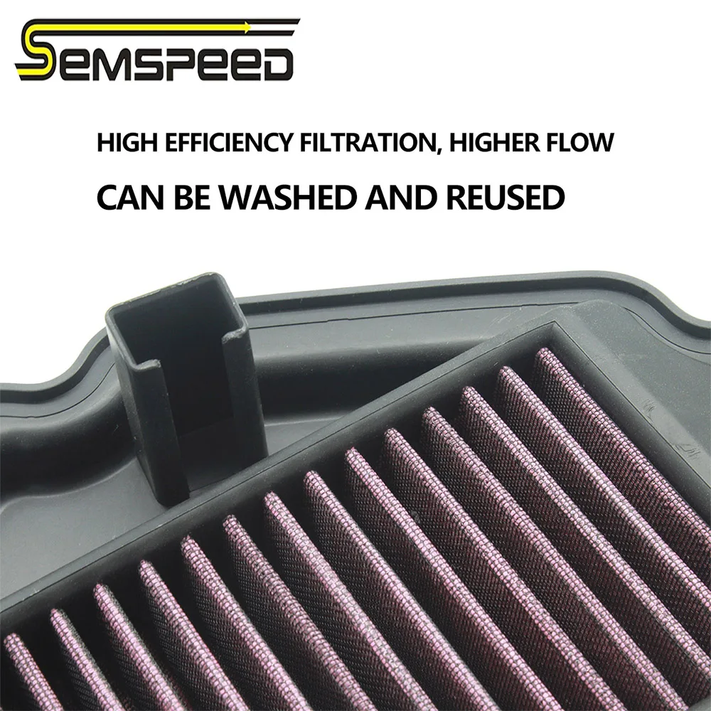 Semspeed Fit PCX125 PCX 150 2018-2020 High Flow Air Filter Replacement Intake Cleaner Air Filter Purifier Motorcycle Accessories
Semspeed Fit PCX125 PCX 150 2018-2020 High Flow Air Filter Replacement Intake Cleaner Air Filter Purifier Motorcycle Accessories