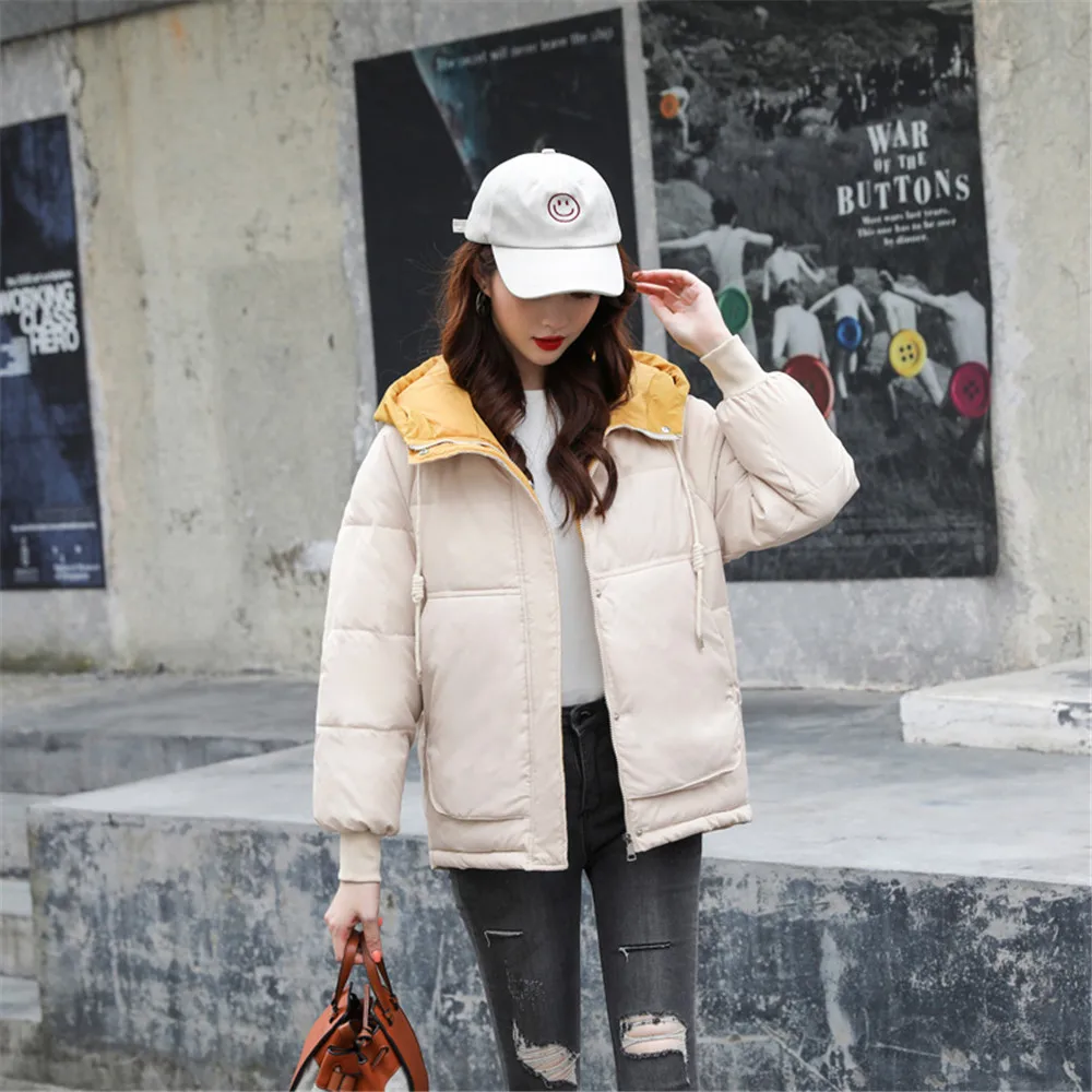 Winter Coat Women Fashion Winter Female Hooded Coat Down Cotton Padded Jacket Ladies 7 Solid Colors Winter Clothes Outwear Parka
Winter Coat Women Fashion Winter Female Hooded Coat Down Cotton Padded Jacket Ladies 7 Solid Colors Winter Clothes Outwear Parka