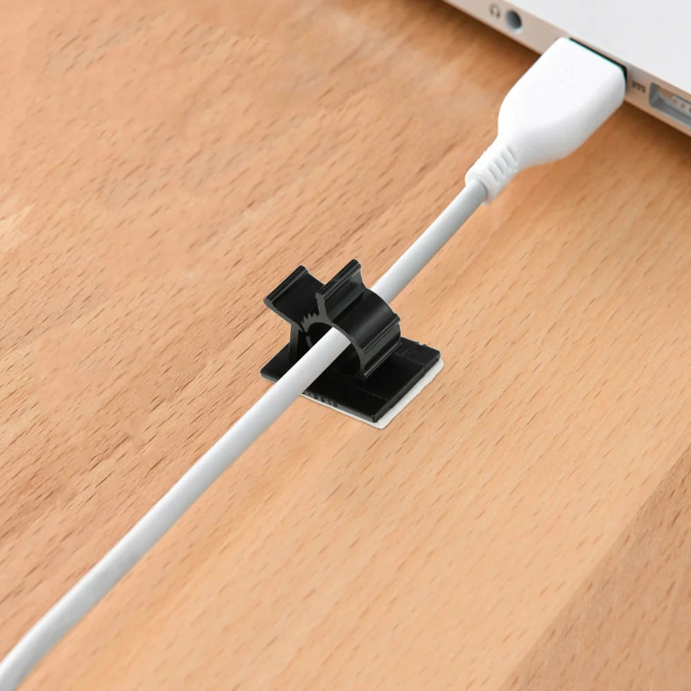1 Set 100Pcs Desk Cord Organizers Adhesive Cable Holders Wire Managements
1 Set 100Pcs Desk Cord Organizers Adhesive Cable Holders Wire Managements